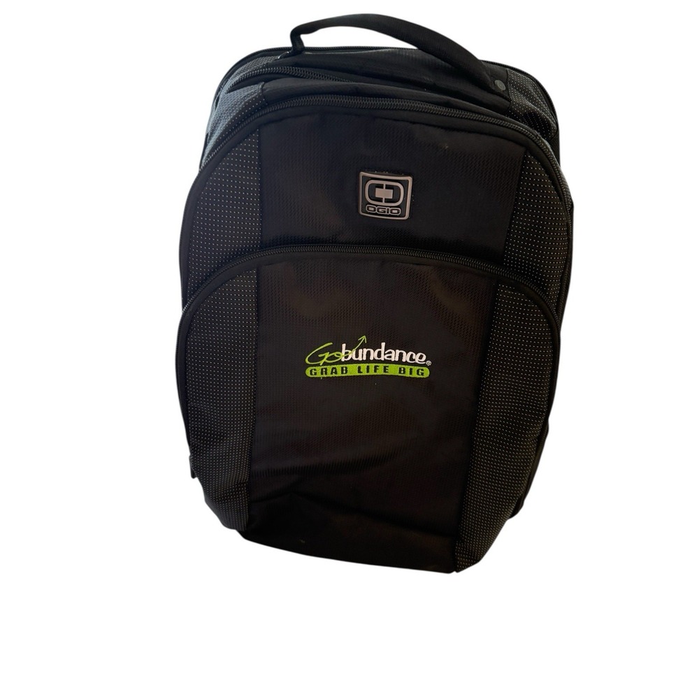 OGIO GoBundance Backpack Laptop Bag Black Checkpoint Friendly Travel Organizer